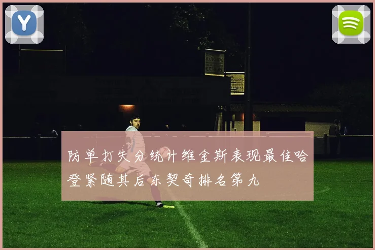 防单打失分统计维金斯表现最佳哈登紧随其后东契奇排名第九